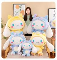 Muñeco De Peluche Kawaii Sanrio Cartoon Japonés Corazón De Cinnamoroll Suave Y Estampado Para Regalo De Cumpleaños Para Niñas Y Niños Material De Algodón PP - details 7