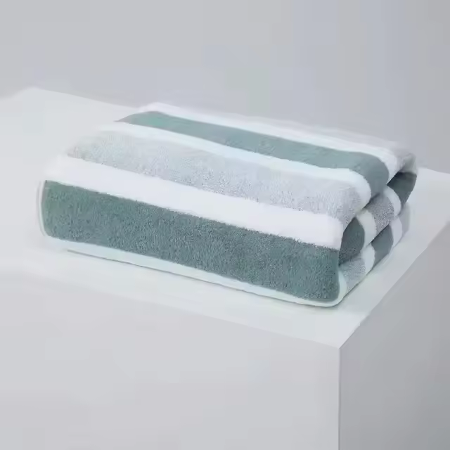 Toallas De Baño De Algodón Grueso Absorbentes Y Secado Rápido Para Hombres Y Mujeres Toallas De Casa Cómodas Y Transpirables - 1