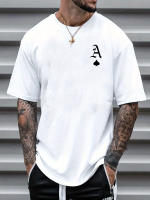 Camiseta Casual Para Hombre Verano Algodón 100% Manga Corta Estampado A-Letters Talla Grande Cuello Redondo Transpirable - details 5