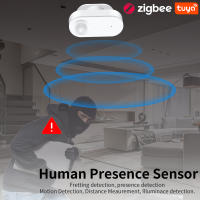 Sensor De Movimiento Y Presencia Humana Tuya Zigbee Con Detección PIR Y Luz Medidor Operado Por Batería Soporte Zigbee2mqtt Assistant Para El Hogar - details 1