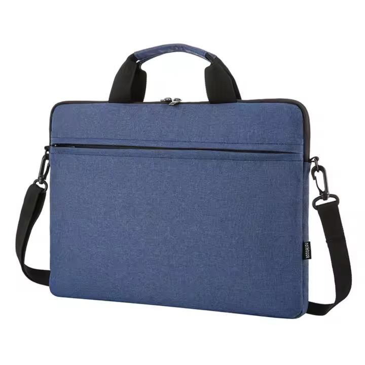 Bolso De Mano Para Portátil De 13.3/14/15.6 Pulgadas Funda Protectora De Alta Capacidad Antigolpes Funda Portátil De Nylon Con Forro De Algodón - 1