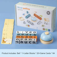 Juguete Educativo De Madera Montessori Juego De Palabras Para Niños Desafío Cognitivo Memoria Juego De Aprendizaje Temprano Para El Idioma Inglés - details 8