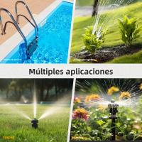 MOES Timer De Riego Automático 3 Salidas Con Inlet De Latón IPX5 Impermeable Pantalla LCD Botón De Giro Para Jardín Aspersor - details 5