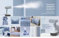Alceño Portátil De Hierro Y Vapor Para Ropa Limpiador De Mite Eléctrico Generador De Vapor Para Casa Con Reservorio Menor De 0.8L Soporta Anti Secado - details 2