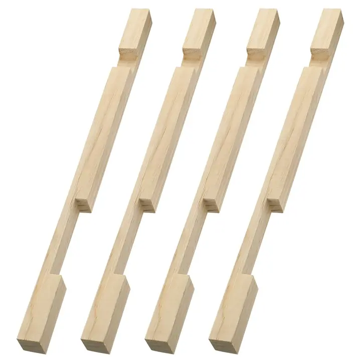 Reductor de Entrada de Panal de Madera 4PCS Durable para Guardar Panales Robadores de Miel Regalo para Principiantes en Jardín Backyard - 1