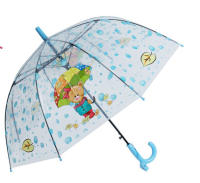 J.S ONDO Paraguas Transparente Bastón Plegable, 50cm Cerrado de NIÑO O NIÑA, Automático, 8 Varillas Resistente Al Viento,DIBUJO ANIMADO - details 8