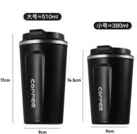 Taza Térmica De Acero Inoxidable 380ml/510ml Vaso Aislado Para Café Viaje Botella Termo Sellado Insulado Para Té Y Bebidas - details 9