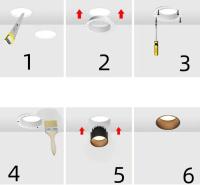 Lámpara De Techo Bajo Reflejo Antigolpeante COB Integrada 7W 9W 12W 15W Dimmer 85-265V Para Hoteles Y Villas - details 17