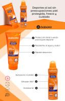 Babaria Pack Cuidado Completo Solar Sport SPF50: Crema Facial Solar Sport SPF50 75ml + Bruma Protectora Sport SPF50 200ml - details 0