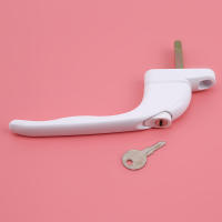 Manija De Puerta Universal Con Cerradura Blanca Para Doble Vidrio Y Cerradura De Clave Herramienta Manual De Aleación De Cobre - details 3