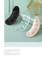 Almohadillas De Silicona Para Sandalias Antideslizantes Y Anti-desgaste Protetores De Talón Para Mujer Zapatos Confort Transpirables Y Antimicrobianos - details 2