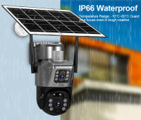 Cámara De Seguridad KERUI 4K Dual Screen Solar Exterior Sin Cable 4G/WiFi PTZ Lentes Doble Protección Automática Tracking CCTV Detector - details 11