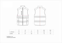 Workteam Chaleco Reversible Acolchado Alta Visibilidad Trabajo, Cintas Reflectantes Discontinuas. Unisex - details 1