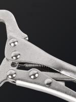 Aguja De Tijera Multifuncional De Acero Carbono Para Carpintería Y Soldadura Pinza De Bloqueo Con Mango Curvo Herramienta De Juego Ajustable Localizador De Tenón - details 5