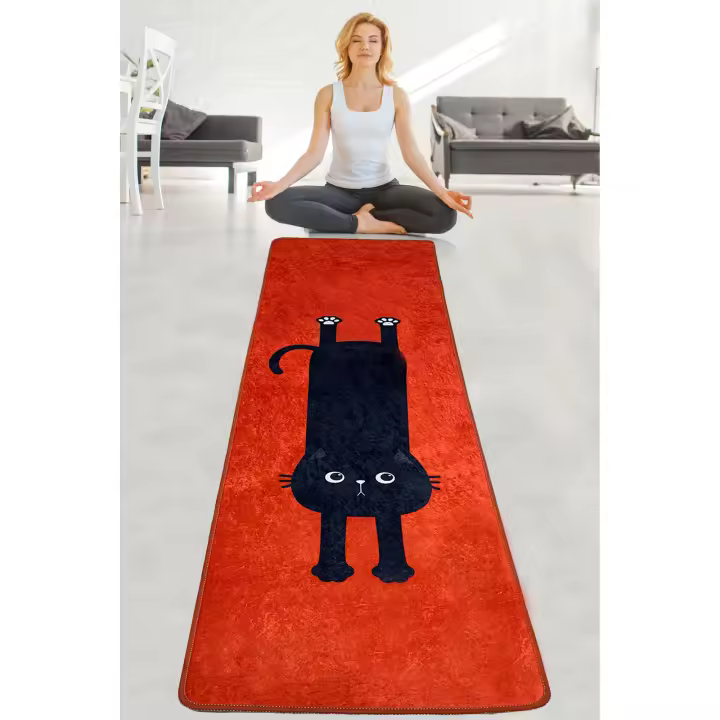 Alfombra de yoga gato - 1