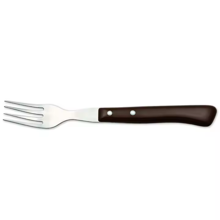 Arcos Tenedor Chuletero Monoblock de Acero Inoxidable 18/10 con Mango de Nylon y Hoja de 9 Cm - 1