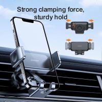 JR-ZS283 Heave Duty Car Phone Mount Cierran Fuerte Rotación de 360 Grados Air Vent Phone Holder - details 0