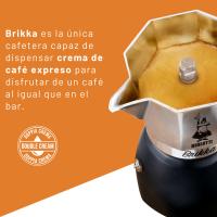 Bialetti - Brikka, la única cafetera capaz de hacer un Espresso Cremoso, 4 tazas (170 ml), Aluminio y Negro - Cafetera Italian de Alta Calidad - details 3