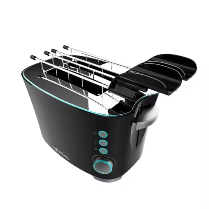 Tostador Cecotec Toast&Taste Double B 650W 7 posiciones negro - 1
