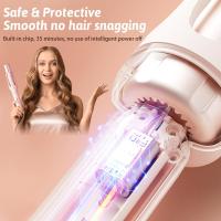 Rizador Automático Profesional de 42W con cable giratorio 360 ° de 1,5 M, rizador de 31mm, rizador iónico y temperature regulable, rizador cerámico de calentamiento de 10 Segundos. Adecuado para Cabello short Y Short - details 3