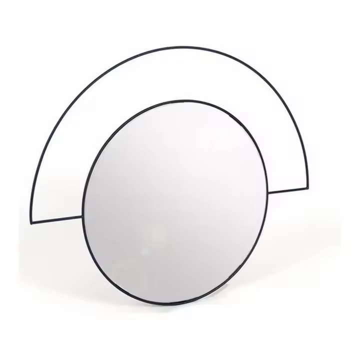 Gerimport Espejo metal Lori 45 x 37 cm decoración hogar - 1