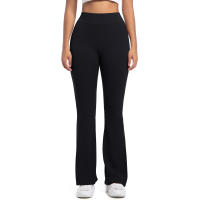 SSITO Mallas de gimnasio de pierna Ancha para Mujer, Mallas de Yoga de Alta elasticidad, sensación desnuda, ropa de trabajo de compresión para Fitness con bolsillos, pantalones de Yoga de pierna - details 7