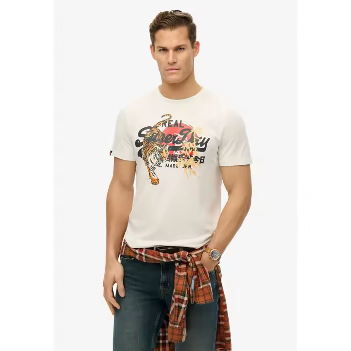 Superdry Camiseta De Manga Corta Vl Tokyo Relaxed - 1