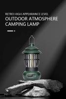 Lámpara De Camping Retro Impermeable Y Dimmerable Luz De Emergencia Para Colgar En La Tienda De Campaña Luz Portátil Recargable - details 0