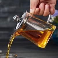 Glass Teapot 350ml Teapot for One with Heat Resistant Stainless Steel Infuser Perfect for Tea and Coffee - details 3