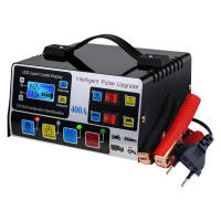 Cargador De Batería De Coche Grueso 12/24V 400A Cargador Inteligente De Batería Con Pulso Reparación Alta Potencia 220W Para Automóviles - details 13