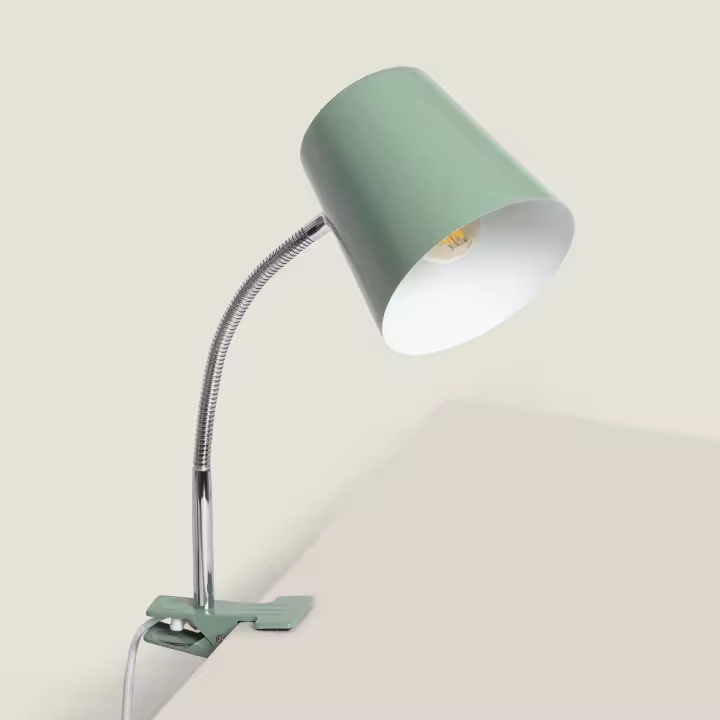 Lámpara Flexo Escritorio de Metal con Pinza Delavan - 1