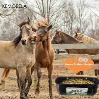 KEMORELA Alimentador De Pollo Grande 1pc Diseño Sin Desorden Para Ganadería Pato Ganso Resistentes Fronterizos Gran Basinal Montado En Valla - details 4