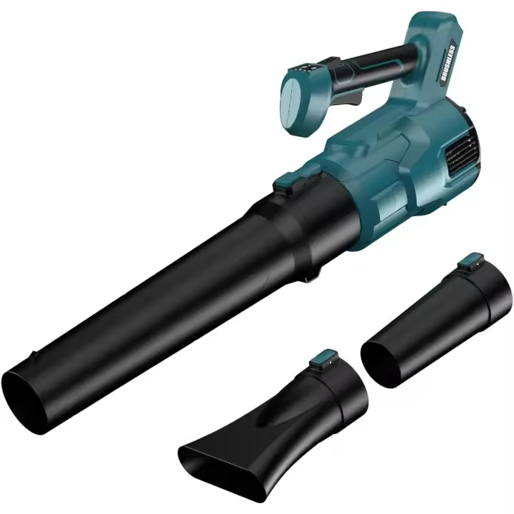 Soplador de aire eléctrico de alta potencia, 2 modos de velocidad para batería Makita de 18V, soplador de hojas/polvo inalámbrico de mano, herramientas de jardín - 1