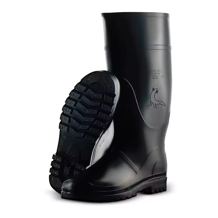 Bota de agua caña alta color negro talla 44 106-44 mavinsa - 1