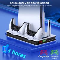 DinoFire Estación De Enfriamiento Rápido Para PS5 Slim Disc/Digital Soporte Vertical Para Gamepad Compatible Con PlayStation 5 - details 8