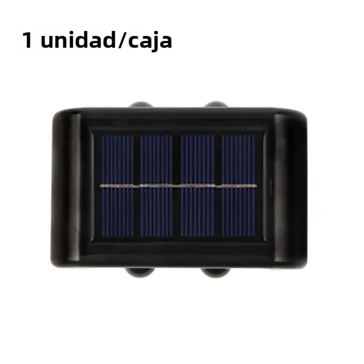 Lámpara De Pared Solar LED 4 Exterior Impermeable Para Iluminación De Jardín Y Decoración De Valla Luz Solar Para Exterior - 1