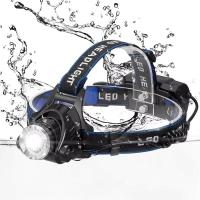 Linterna Frontal LED Recargable Potente Con 3 Modos De Iluminación Telescópica Para Pesca Camping Bicicleta ZoAom - details 0