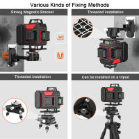 Nivel Laser 16 Lines Professional Laser Level With Tripod Suitcase Green Laser Automatic 360°Self-Leveling Laser Tool 110~220V - details 0