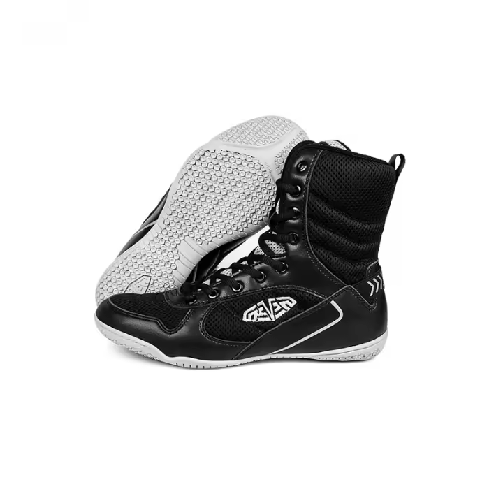 Zapatos De Boxeo Para Hombres Nuevos Zapatos De Lucha Profesionales Equipamiento De Entrenamiento Ligeros Botas De Boxeo Confortables Microfibra Transpirables Talla Verdadera - 1