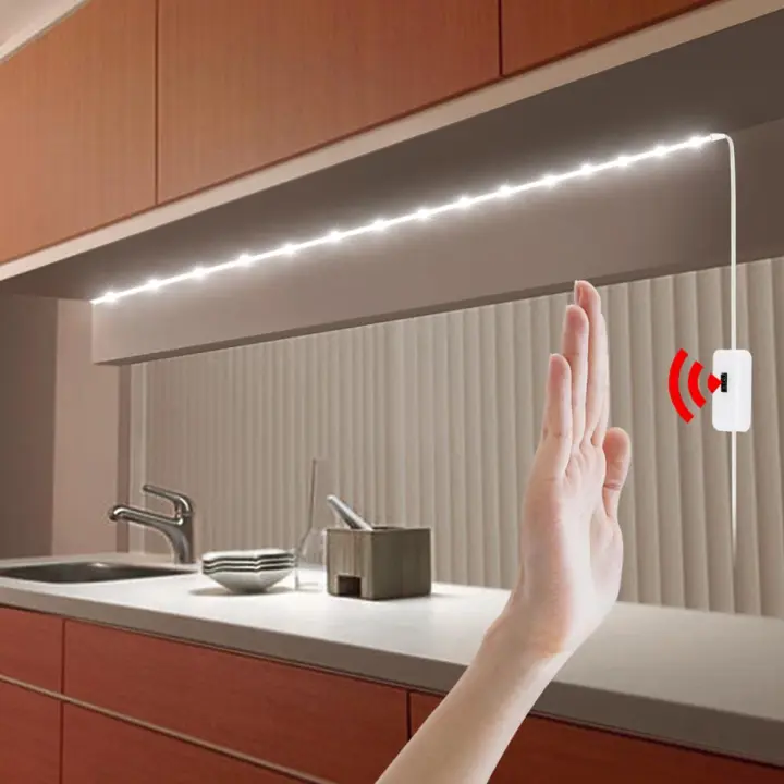Lámpara LED USB De 5V Con Sensor De Movimiento 50CM-5M Para Decoración De Armario Lectura Iluminación Luz De Libro Mano Pulso - 1