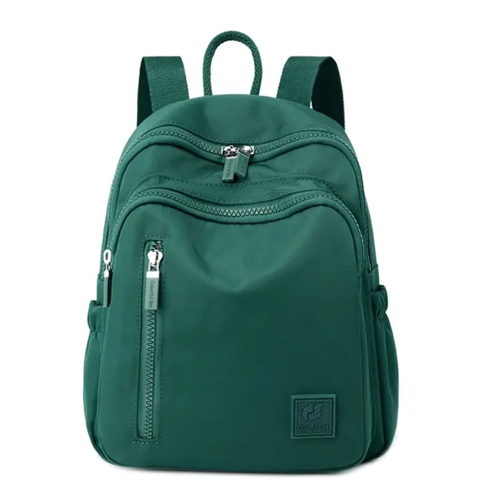 Mochila de hombre de color sólido, Bolsa Escolar Ligera and impermeable para estudiantes, Mini mochila portátil de gran capacidad, mochila de viaje - 1