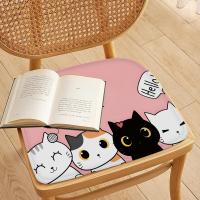 Cojín De Silla De Oficina Y Coche Con Diseño De Gatos Lindos Y Divertidos 45x45cm Almohada De Sofa Transpirable Y Cómoda Para Decoración Tatami - details 15