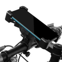 Soporte De Teléfono Para Bicicleta Eléctrica Rotable 360° No Esmerilado Compatible Con iPhone Xiaomi Moto Motocicleta Montado En La Manillar Para Ciclismo - details 1