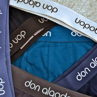 Don Algodon - Pack de 6 Boxers Lisos  Boxers para Hombre  93% Algodón  Suaves, Transpirables  6 Colores Diferentes: Negro, Gris, Antracita, Azul Marino, Gris Oscuro, Azul Verdoso - details 2