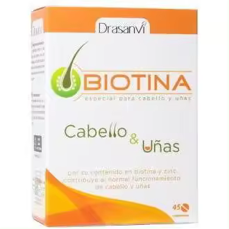 Drasanvi Biotina 45 Comprimidos 400Mcg - 1