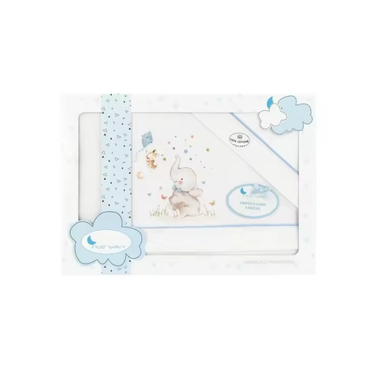 Sábanas Capazo Coche Capazo Bebé Elefante  Interbaby - 1