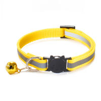 Collar Reflectante Para Gatos Ajustable De 9 Colores Con Bola De Cuerda Seguridad Elástica Material Suave Collar De Cuello Con Anillo Y Collarín Para Mascotas - details 7