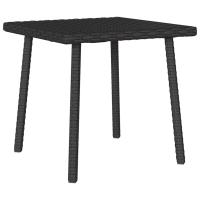 vidaXL Mesa centro jardín rectangular 40x40x37 cm en color Marrón/Beige/Gris claro y más | estructura resistente ideal para salón dormitorio o estudio - details 3