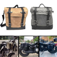Bolsa Lateral Impermeable Para Motocicleta Retro De Honda Bolsa De Hombro Colgante Para Viaje Bolsa De Ruta Material De Lona - details 0