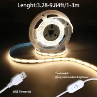 Fita LED COB USB Para Decoración De Cocina Y Habitaciones Con 320 LEDs/M 5V Luz Táctil Dimmer RA90 Para Espejo Y TV - details 2